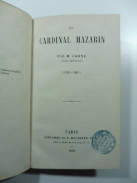 Le Cardinal Mazarin